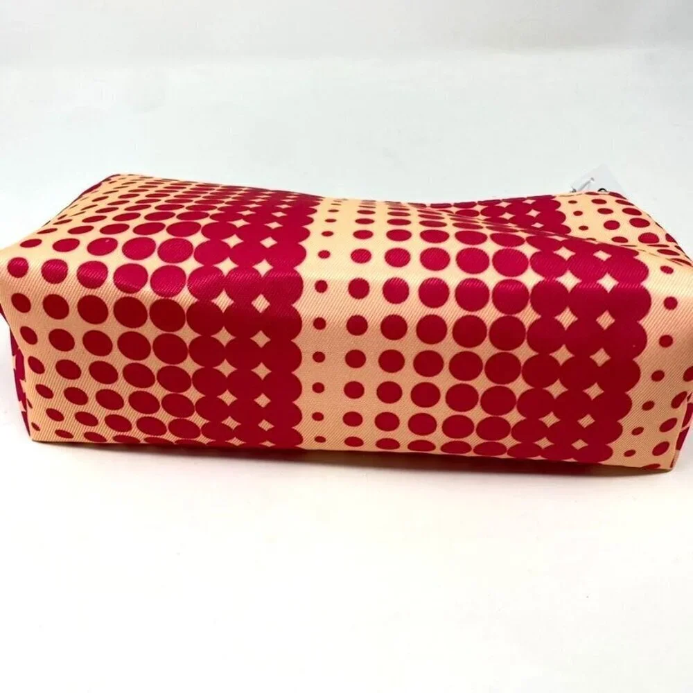 Clinique Makeup Cosmetics Bag Zip Top 9.5in x 5.5in x 3in Travel NWT